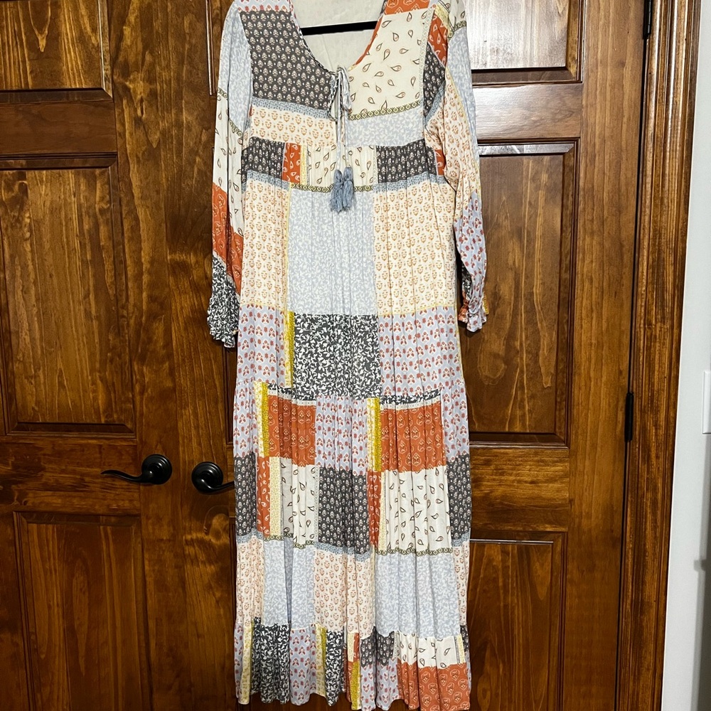 Dress Forum Patchwork Maxi Dress